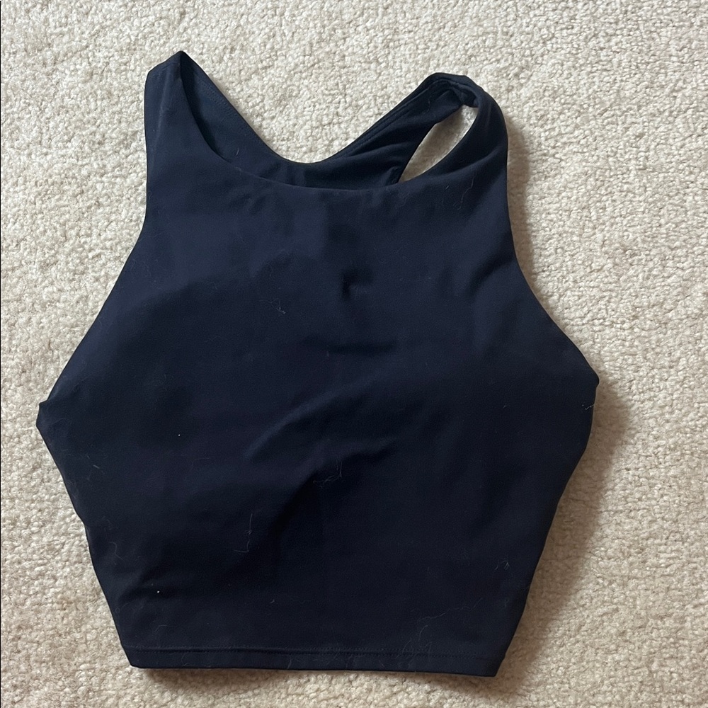 Navy blue athletic top